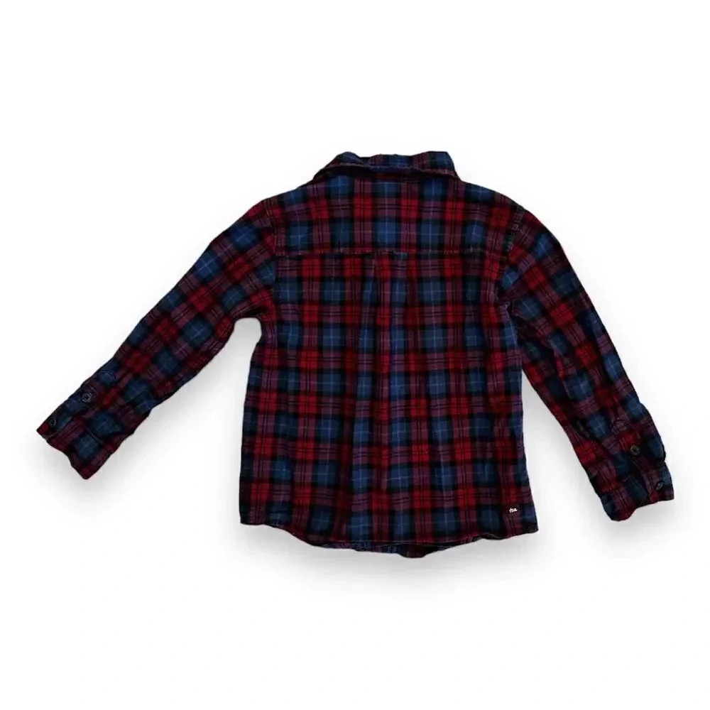 Tea Collection | Soft Washed Plaid Button Down (4) - Picture 3 of 7